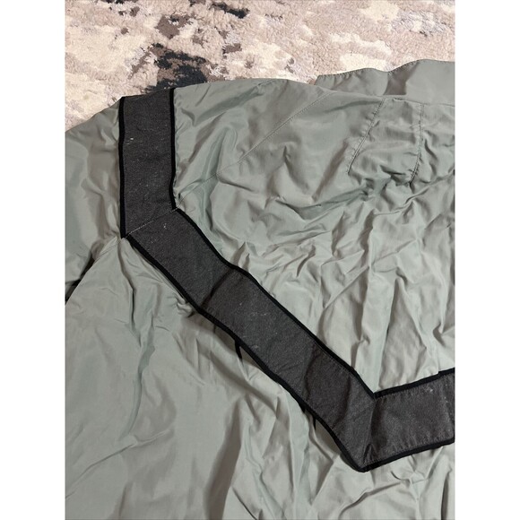 IPFU Jacket Mens Medium Long Gray ARMY JWOD Skilcraft Windbreaker Full Zip - Picture 9 of 13